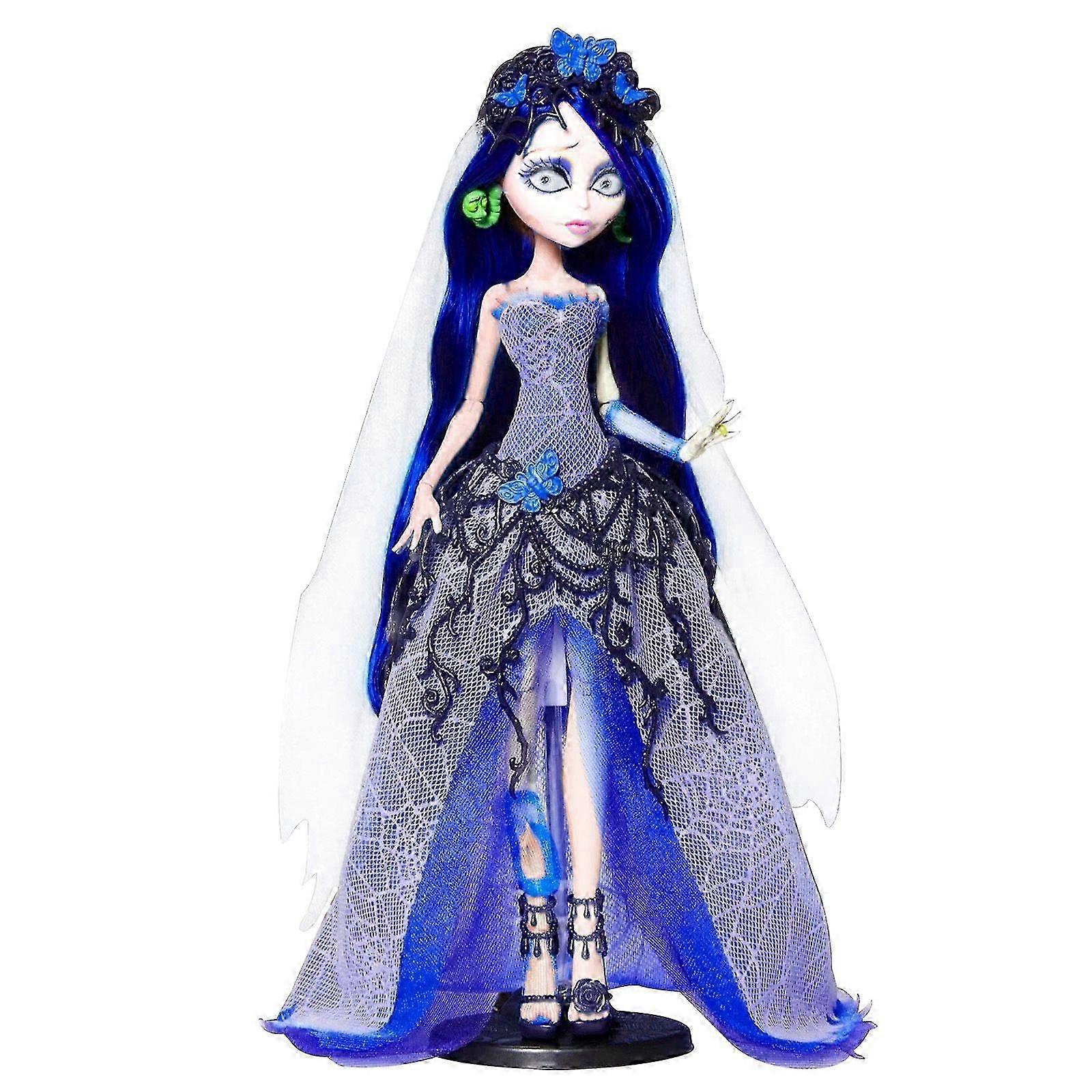 Monster High Tim Corpse Bride Emily Skullector Docka Ny