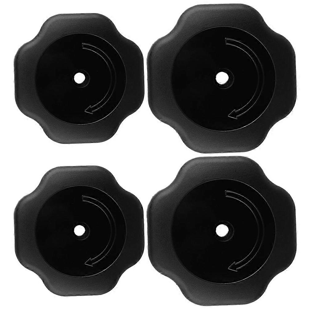 4Pcs Pressure Cooker Cover Knobs Plastic Replacement for Home Use Black