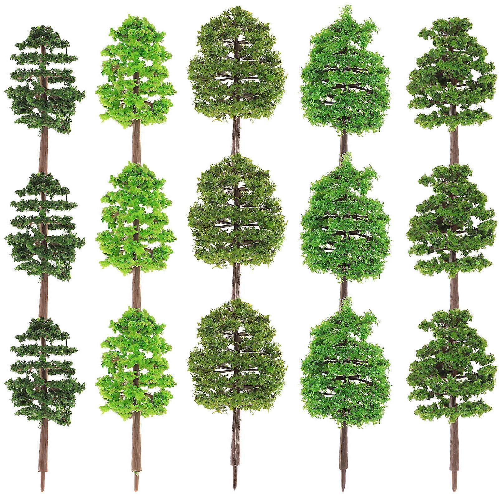 Sand Table Tree Model Simulated Tree for Decor 30Pcs DIY Ornaments