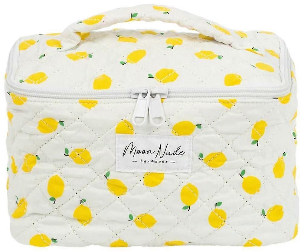 Moon Nude Lemonade Vanity Bag - White/Yellow