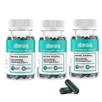 Chlorofylcapsules Magic Body - Verwijderen lichaamsgeur 30 stuks - 3 flessen