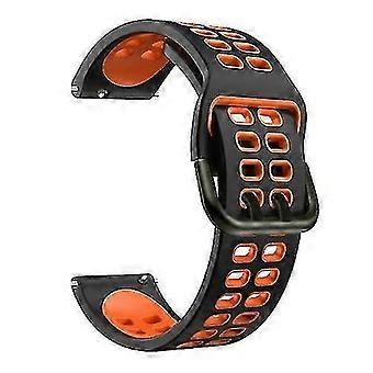 For Garmin Venu Sq 20mm Mixed-color Silicone Watch Band FMNH