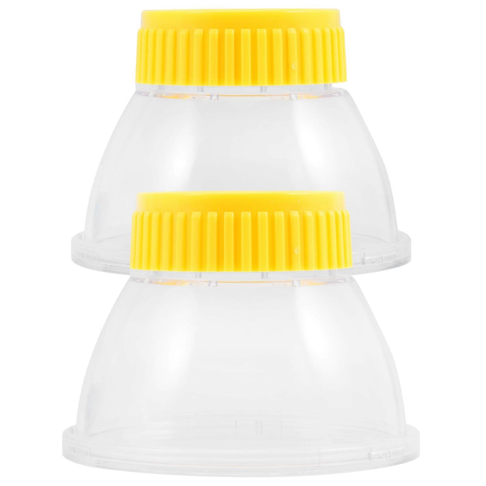 Breathable Insect Observation Cage Plastic Box for Observation 2Pcs