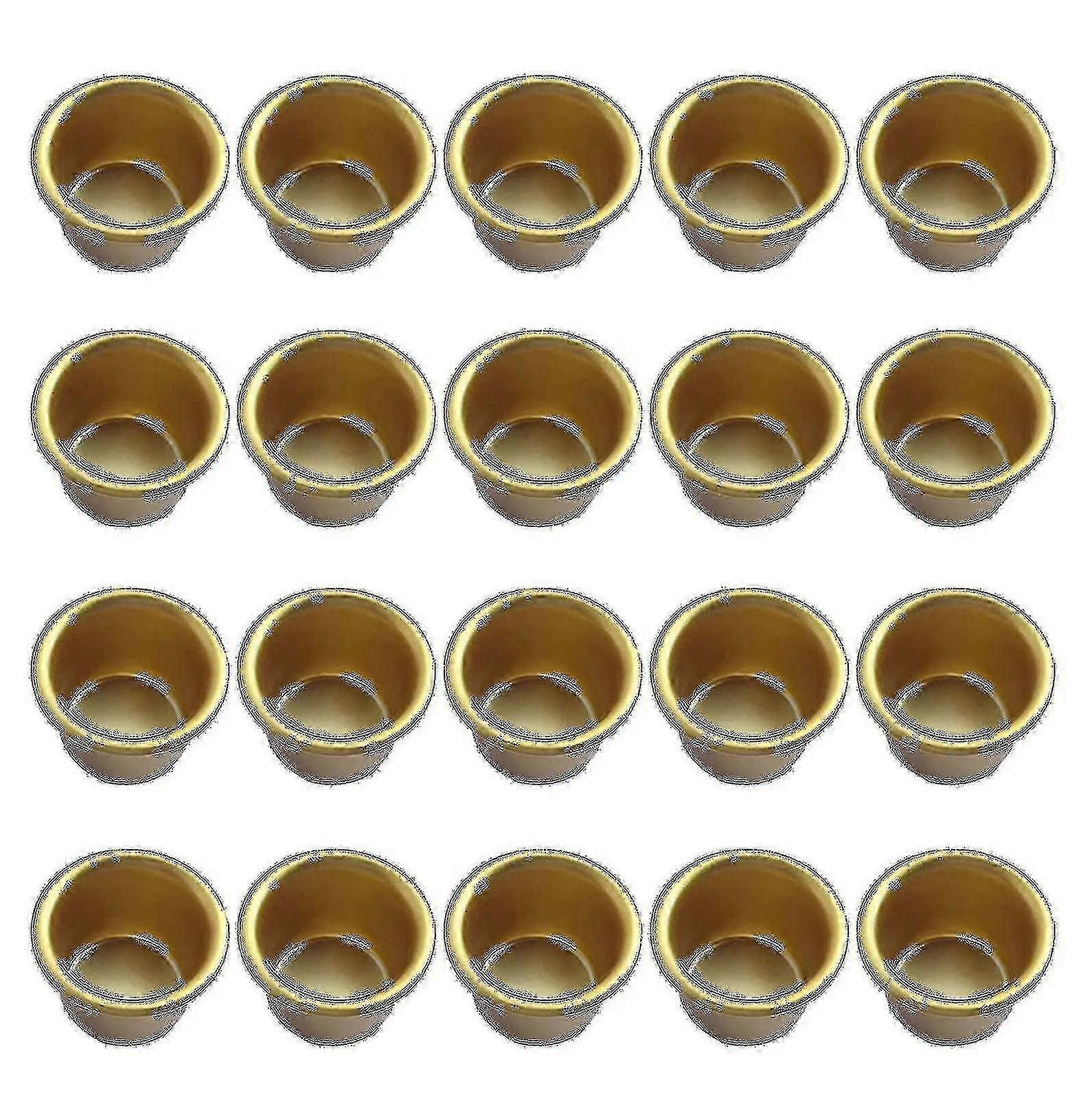 20-Pack Metal Candle Insert Holder Set, Compatible with Tree Candle Holders