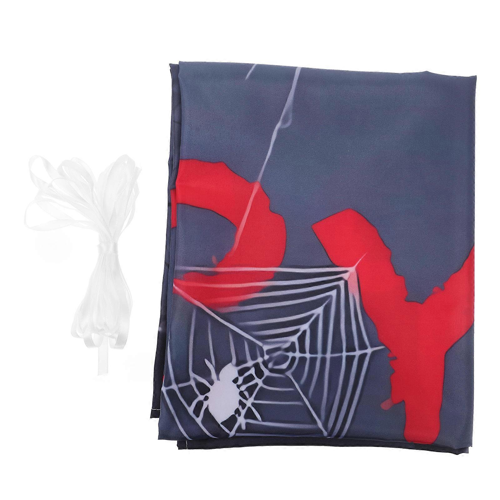 Halloween Party Backdrop 180x110cm Rectangular Shape Pongee Material Photography Background 1Set