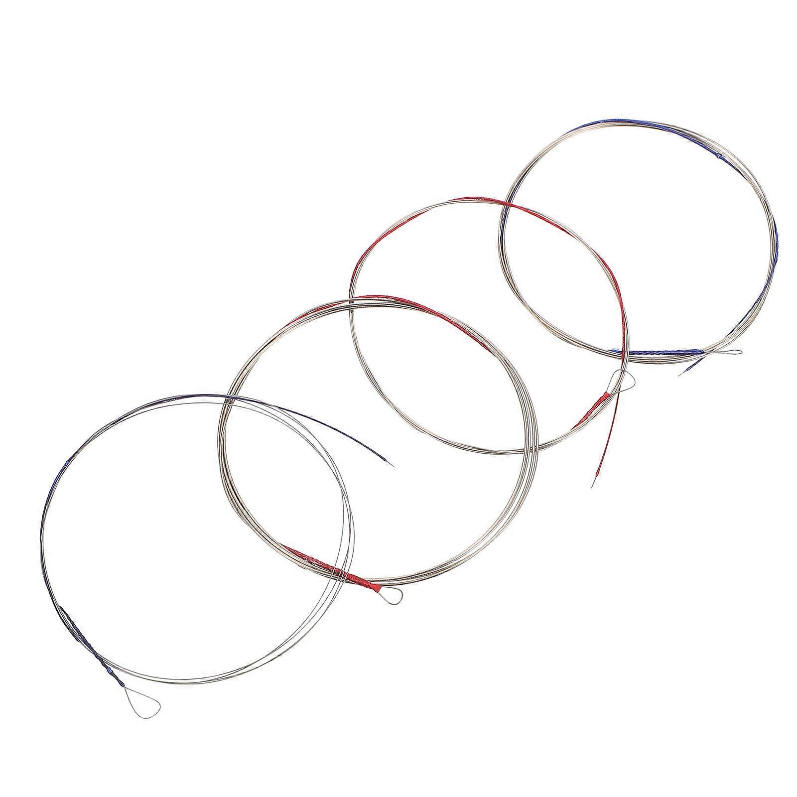 Lute Strings 4Pcs Professional Changing Strings For Pipa Accessories Assorted Color Replacement Strings For Performance And Practice