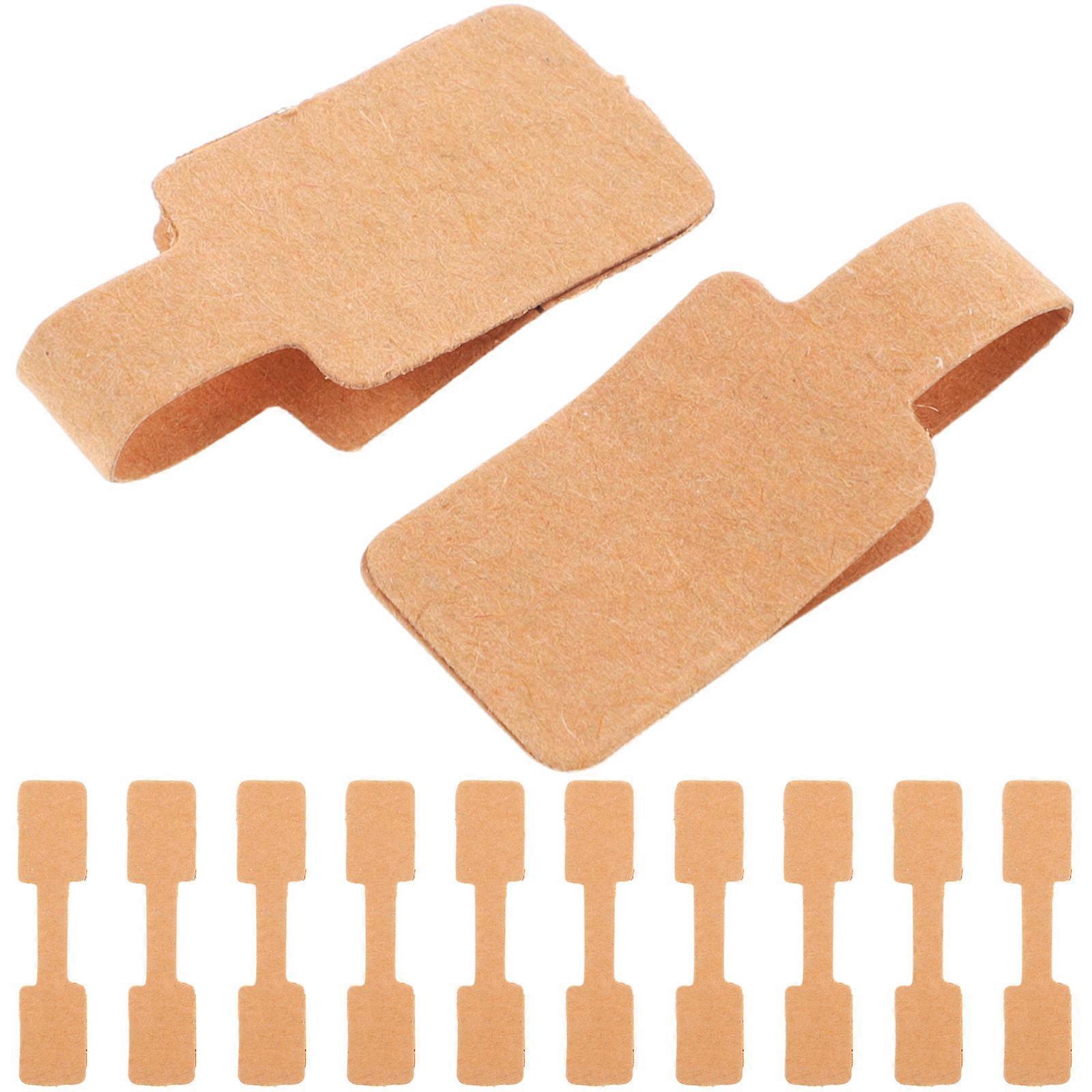 Étiquettes adhésives en papier kraft pour présentoirs à bijoux (lot de 300)