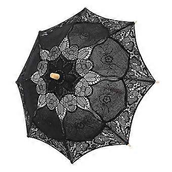Niedlicher Regenschirm mit Spitze, ideal für Hochzeiten, Kinder-Tanzaufführungen, 25,425,4221,1 Zoll, 1 Stück