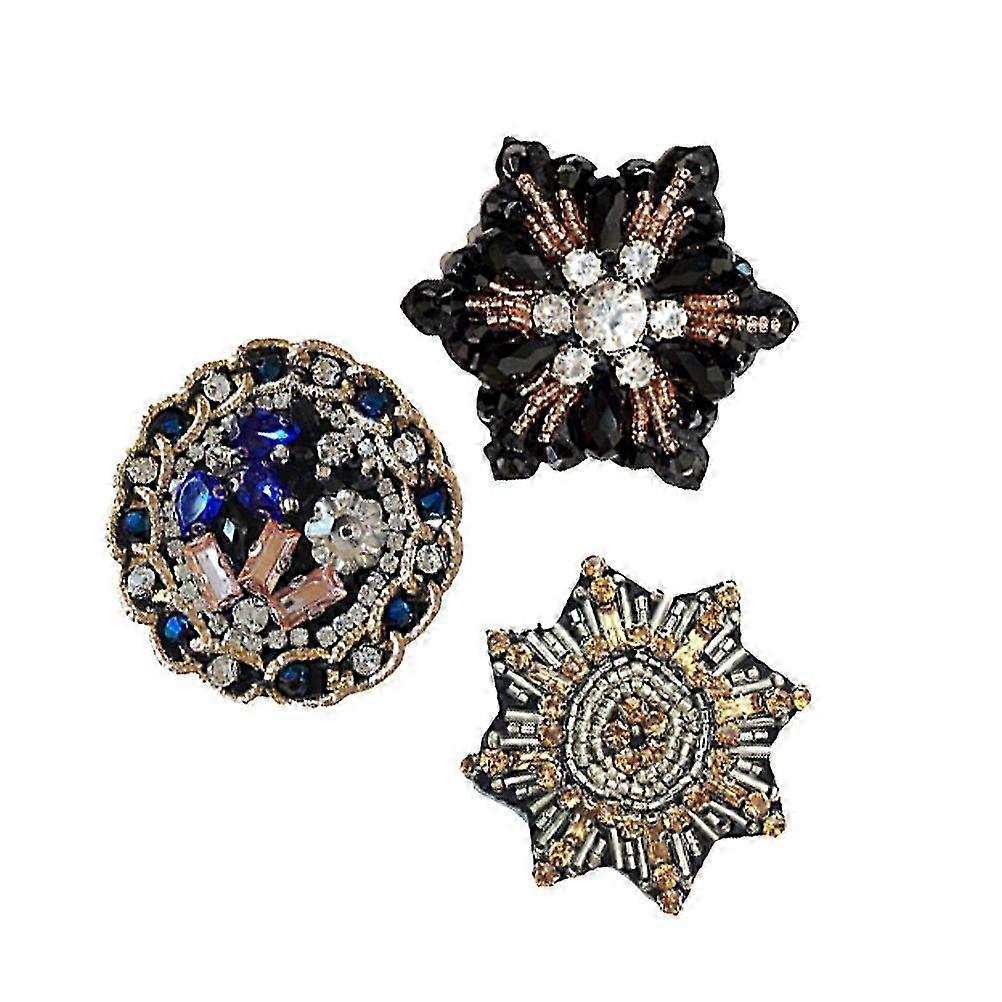 Creative Sewing Patch Chain Circle Stitch Paste 3Pcs Collection