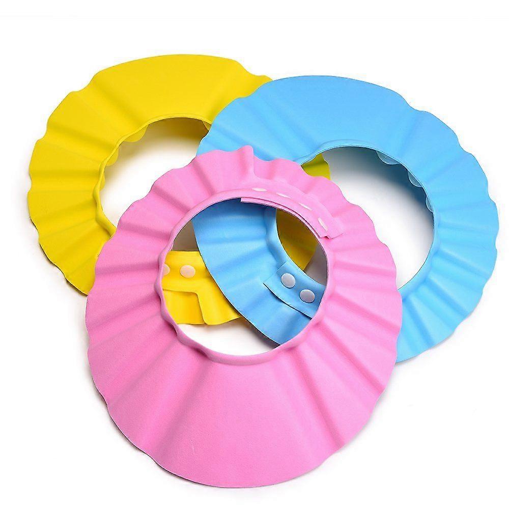 3-pack babyshowermössa badmössa schampohatt