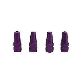 4 Pack Aluminum Presta Valve Caps with Integrated Valve Core Removal Tool for Bike Tires Universal Fit metal 26-27