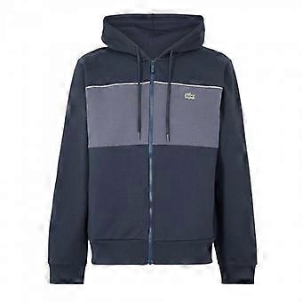 Sweat à capuche zippé Lacoste Color Block pour homme