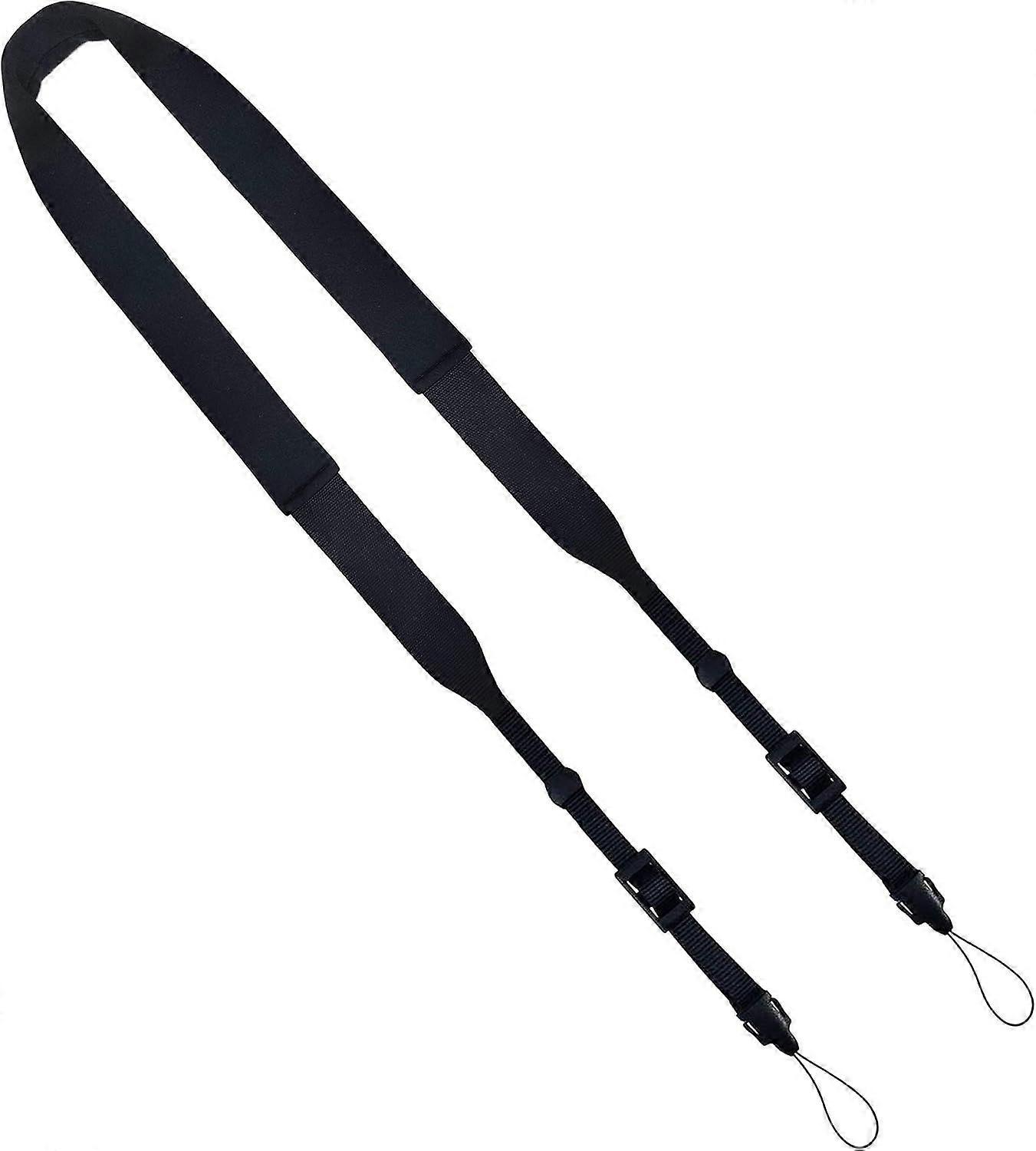 Washable Soft Neoprene Camera Neck Strap (Black)