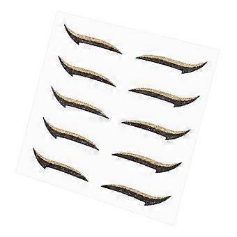 Glitter Eye Shadow Stickers for Eyes with Adhesive 20Pairs