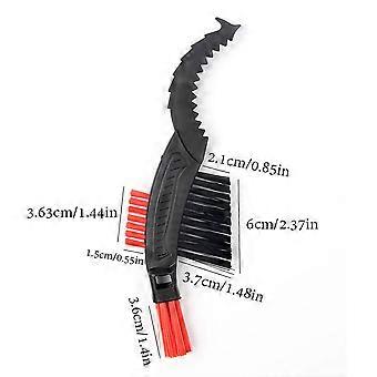 Chain Cleaner Brush Set 3 in 1 Chain Brush for Bike Red