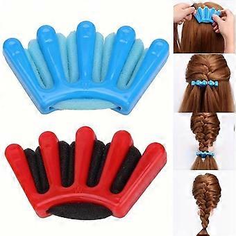 Multi-Shape DIY Hair Twisting Accessory, Flexible Palm-Size Frame, Easy Operation For Daily Casual Hair Arrangement