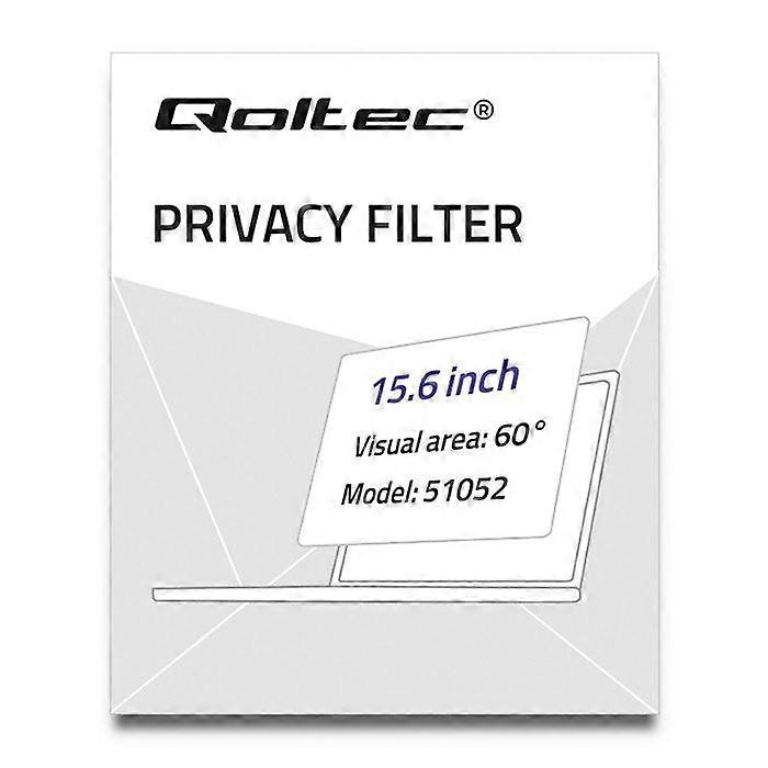 Qoltec 51052 privacyfilter 15,6" | 16:9