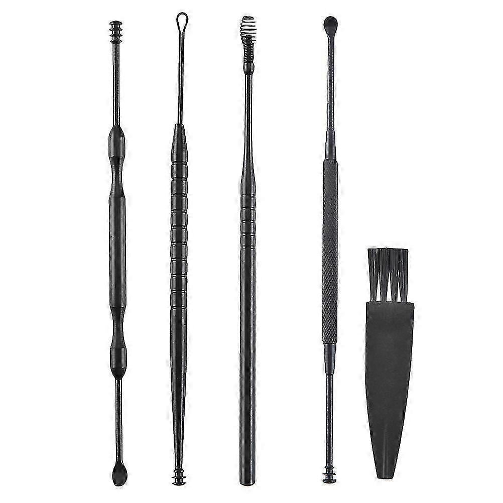 Ear Scoop Black Practical Ear Wax Removing Tool 3Sets