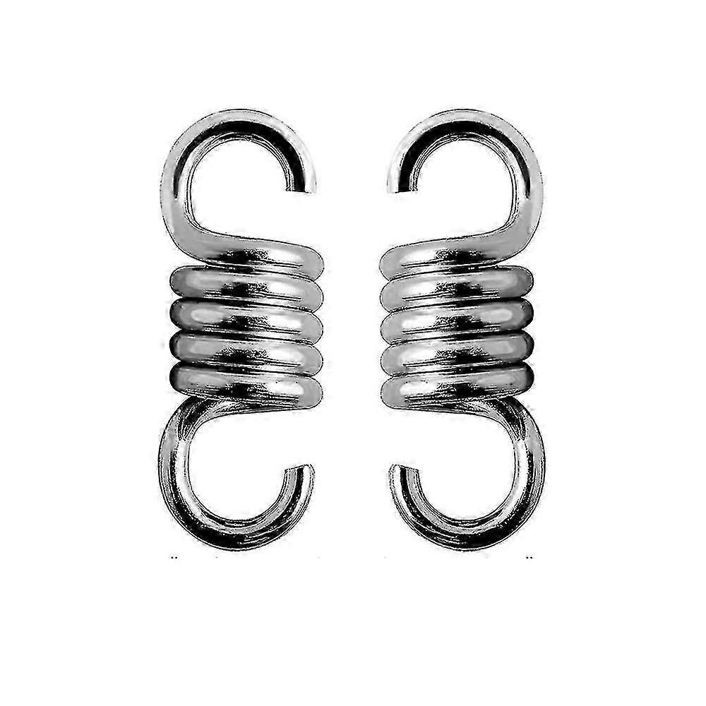 Heavy Duty Spring, Hammock Spring Hook(2 Pieces, Silver)