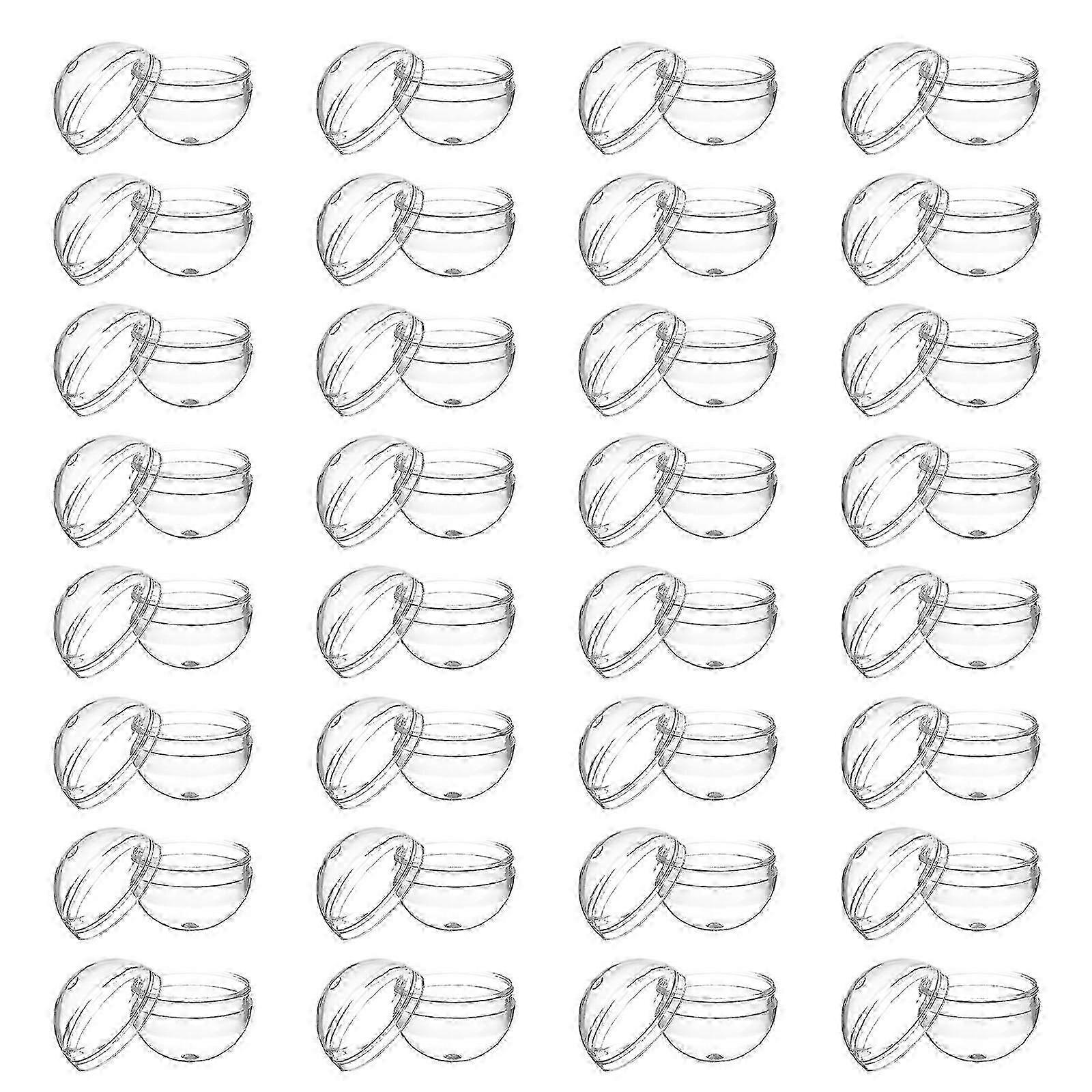 110Pcs Vending Machine Capsules Transparent for Easy Toy Storage