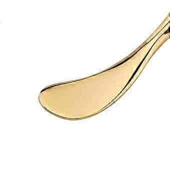 Golden Zinc Alloy Eye Massage Spoon for Fatigue Relief and Beauty