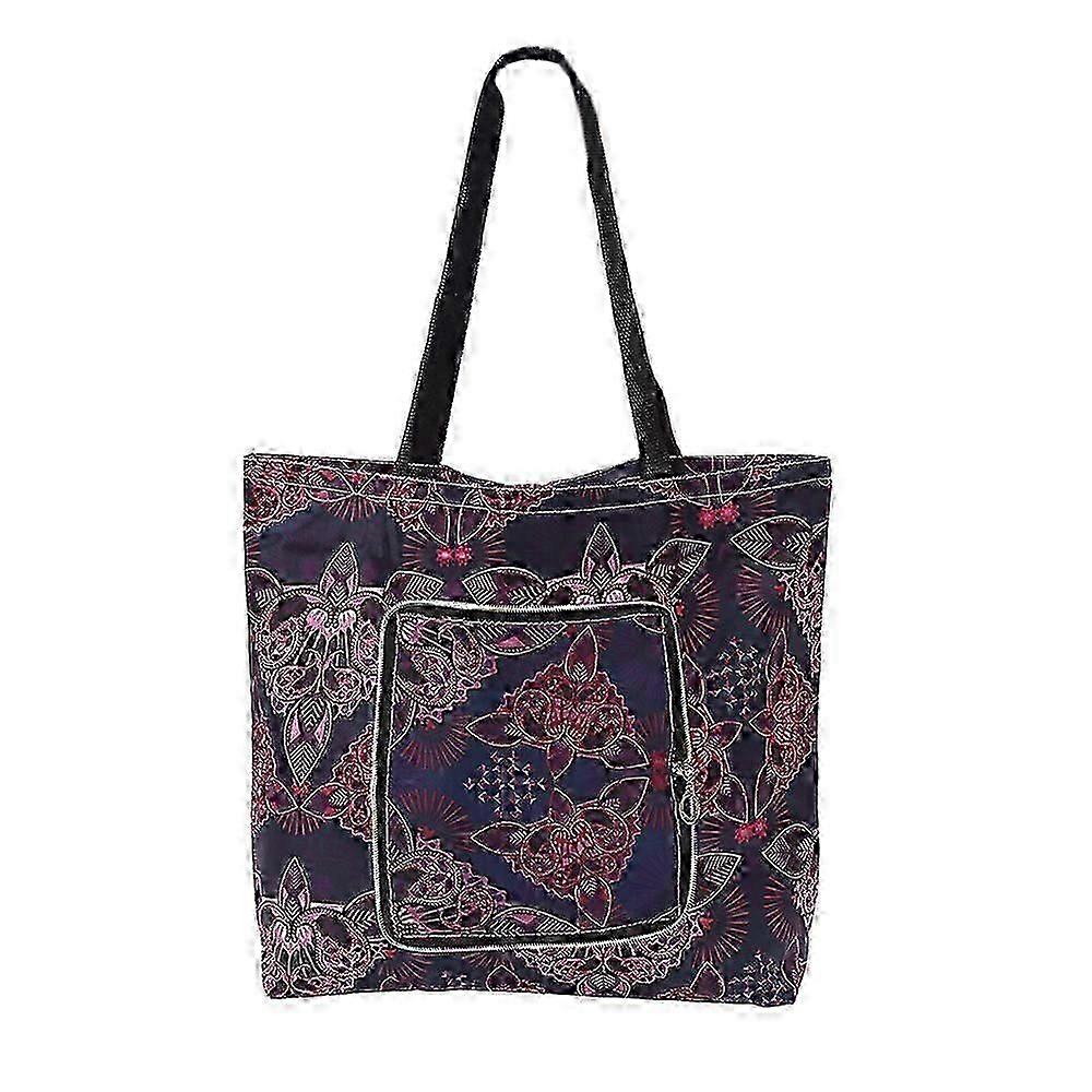 Foldable Floral Tote Water Resistant