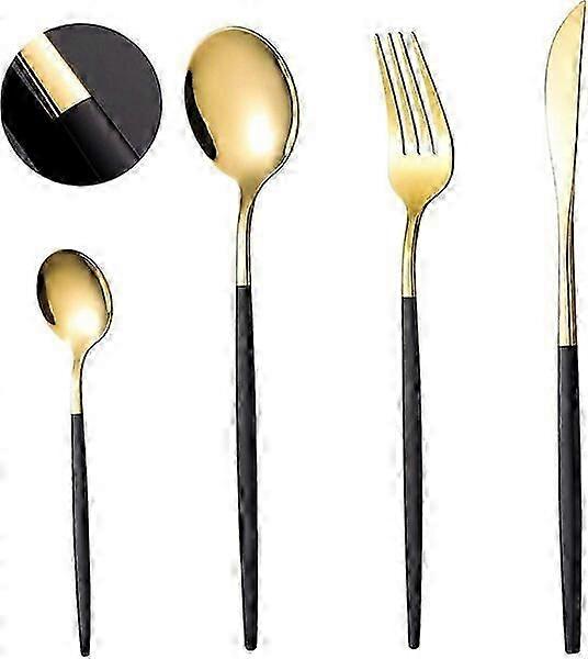 Tableware Set, Multiple Colors Available, 24-Piece, Household Tableware Combination