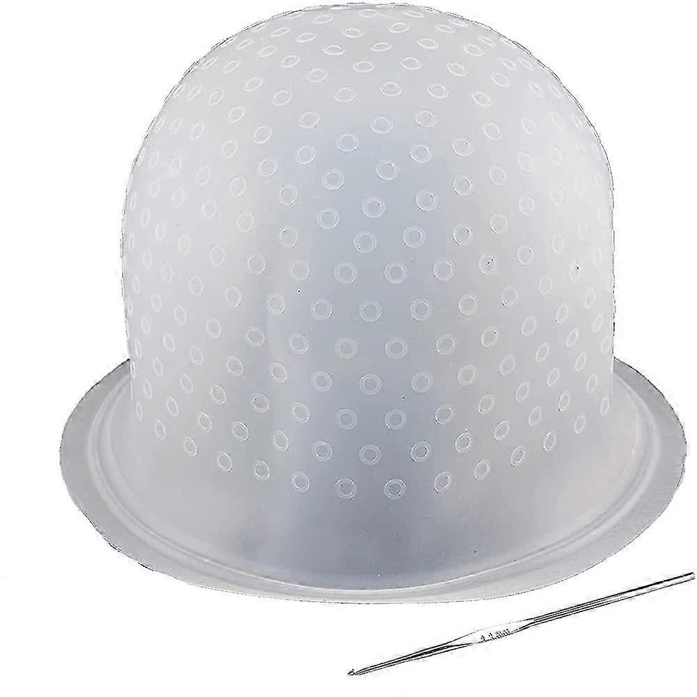 Clear White Silicone Highlights Cap With Hook