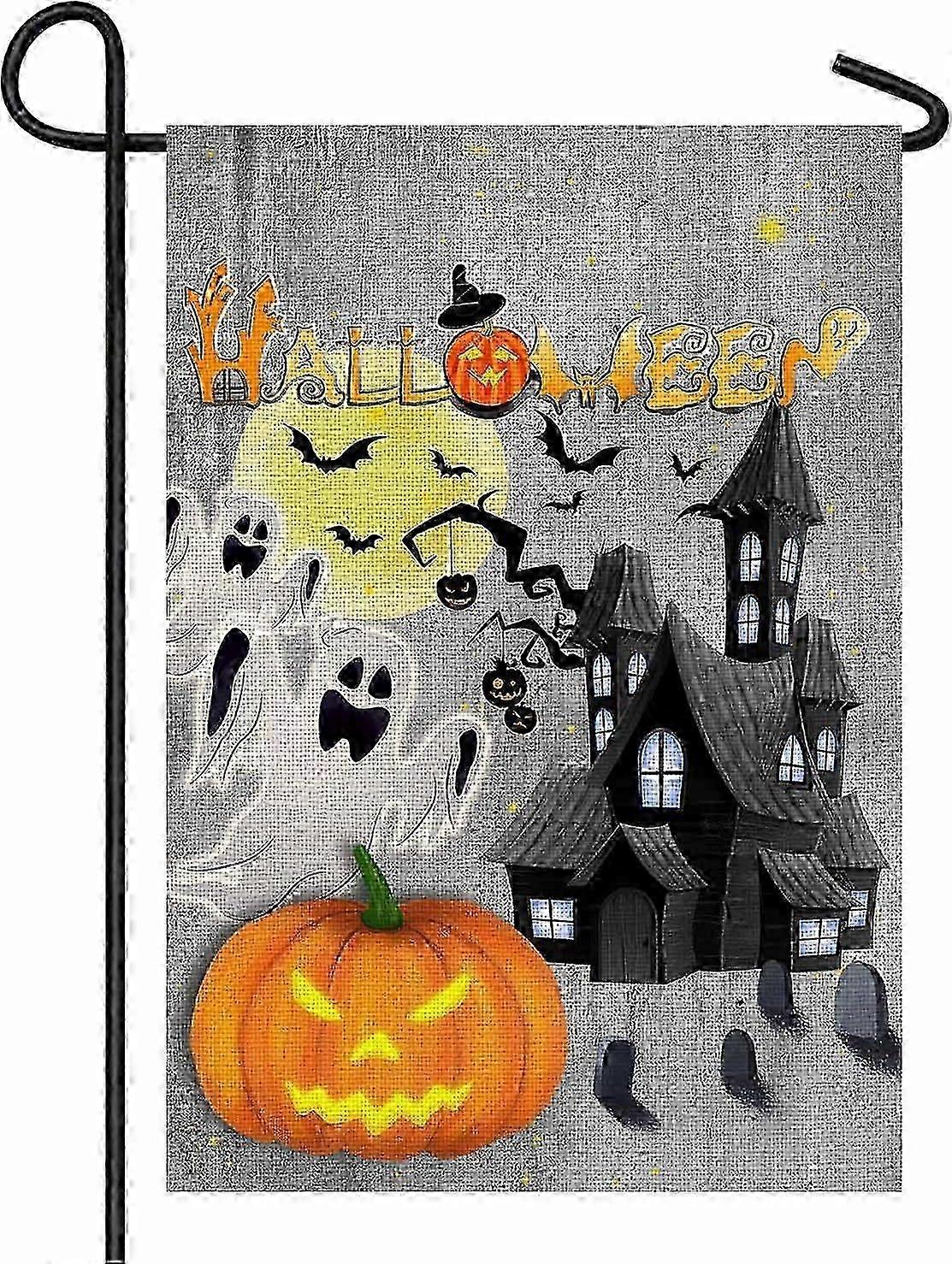 Fade-Resistant Double-Sided Halloween Flag-y12