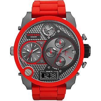Diesel mr daddy Men's Analog/Digital Quartz Watch with Silicone Bracelet DZ7279