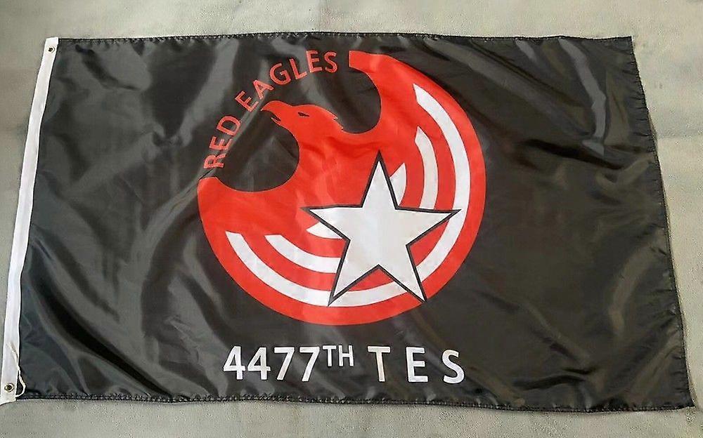 USAF 4477th Test and Evaluation Sqn Red EaglesSingle-Sided Flag Banner