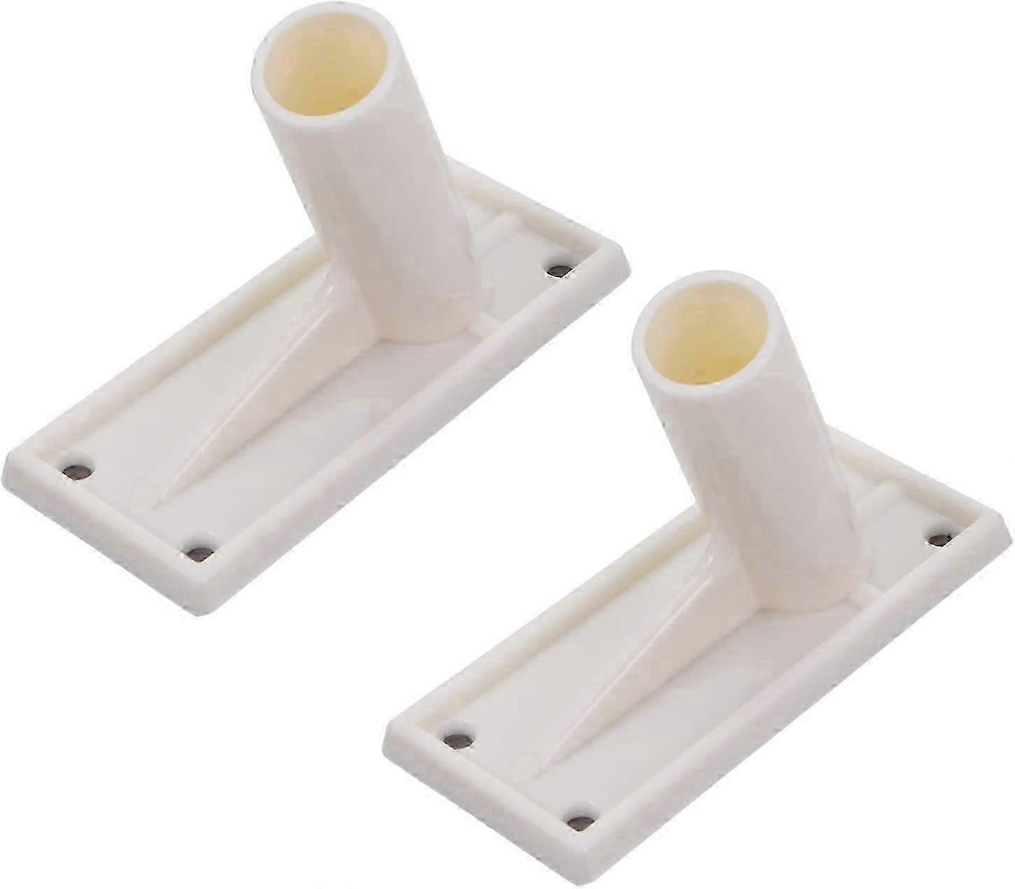 2Pcs Wall Mount Flag Pole Holder Stand, Flag Pole Mounting Bracket Flag Holder
