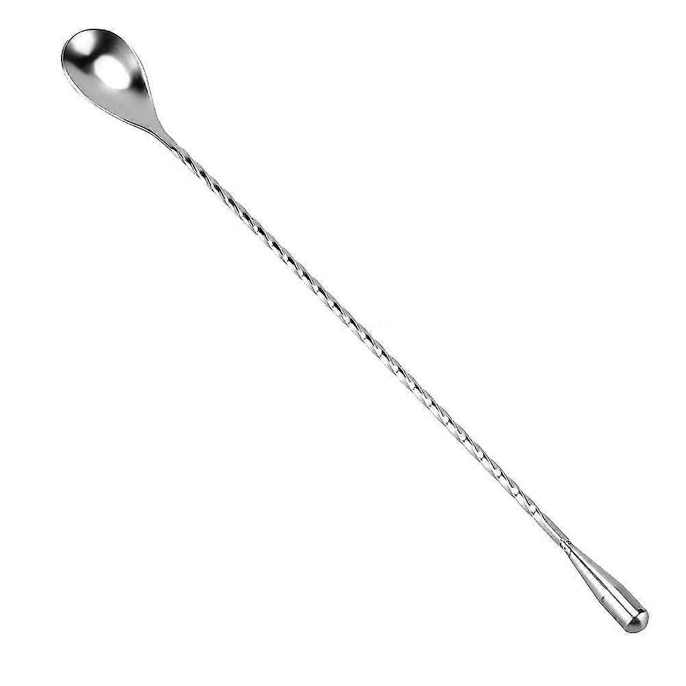 Long Handle Twisted Stainless Spoon