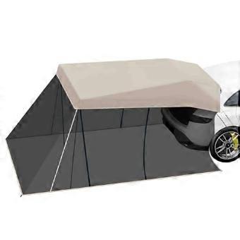 Car Awning Tent with Mosquito Net, Wind‑Resistant Vehicle Sun Shade Shelter for SUV Camping