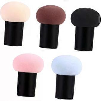 5pcs Mushroom Shape Makeup Powder Puff Set for Home and Professional Use, Soft Sponge Cosmetic Applicators Designed to Create Face Makeup with Sturdy 