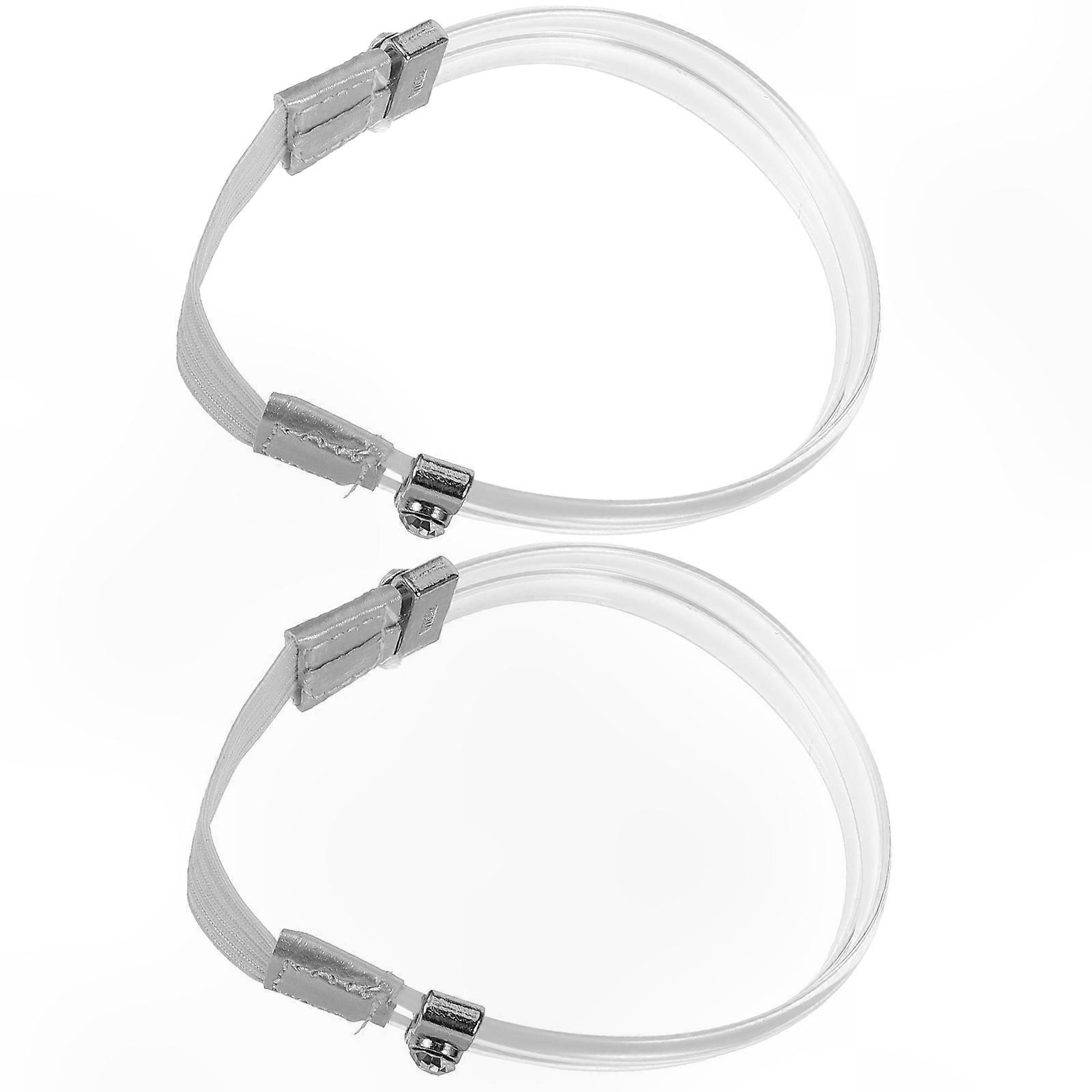 For High Heels 1 Pair Transparent Heel Straps