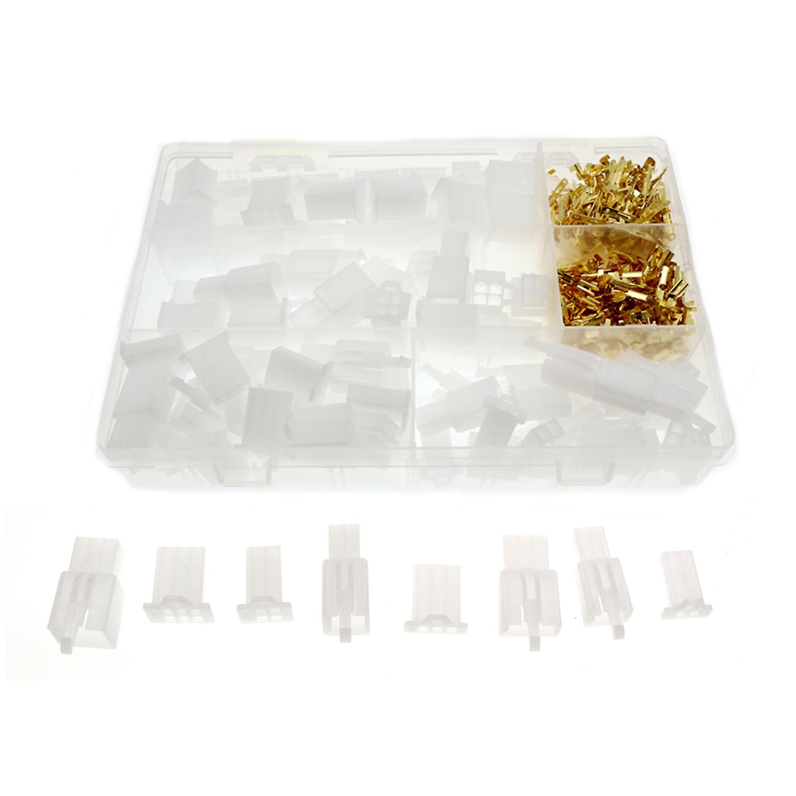 380pcs 2.8mm Electrical Wire Terminal Connector Assortment Kit