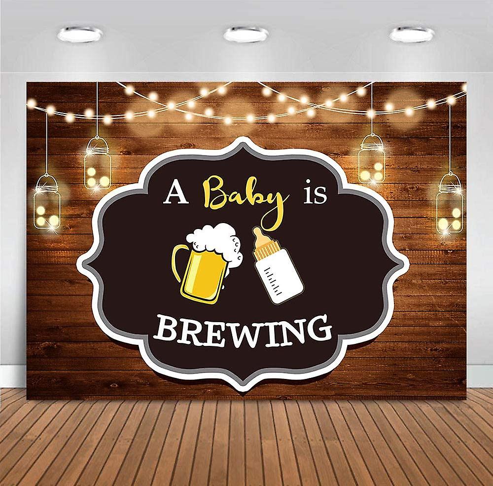 A Baby is Brewing Themed Photography Backdrop for Baby Shower Party ...