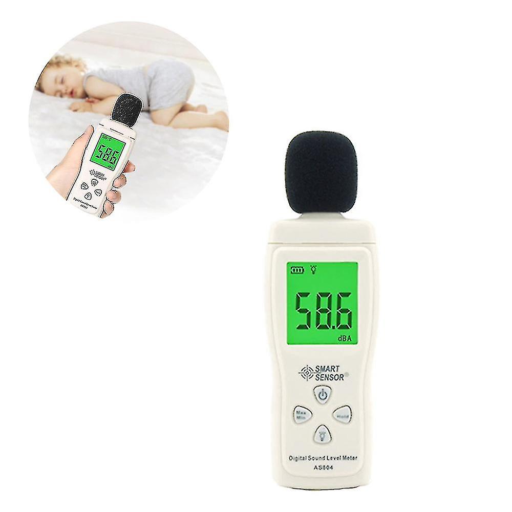 Digital Sound Level Meter Lcd Display Noise Measuring Instrument Decibel Tester Decibel Meter As804 Noise Meter