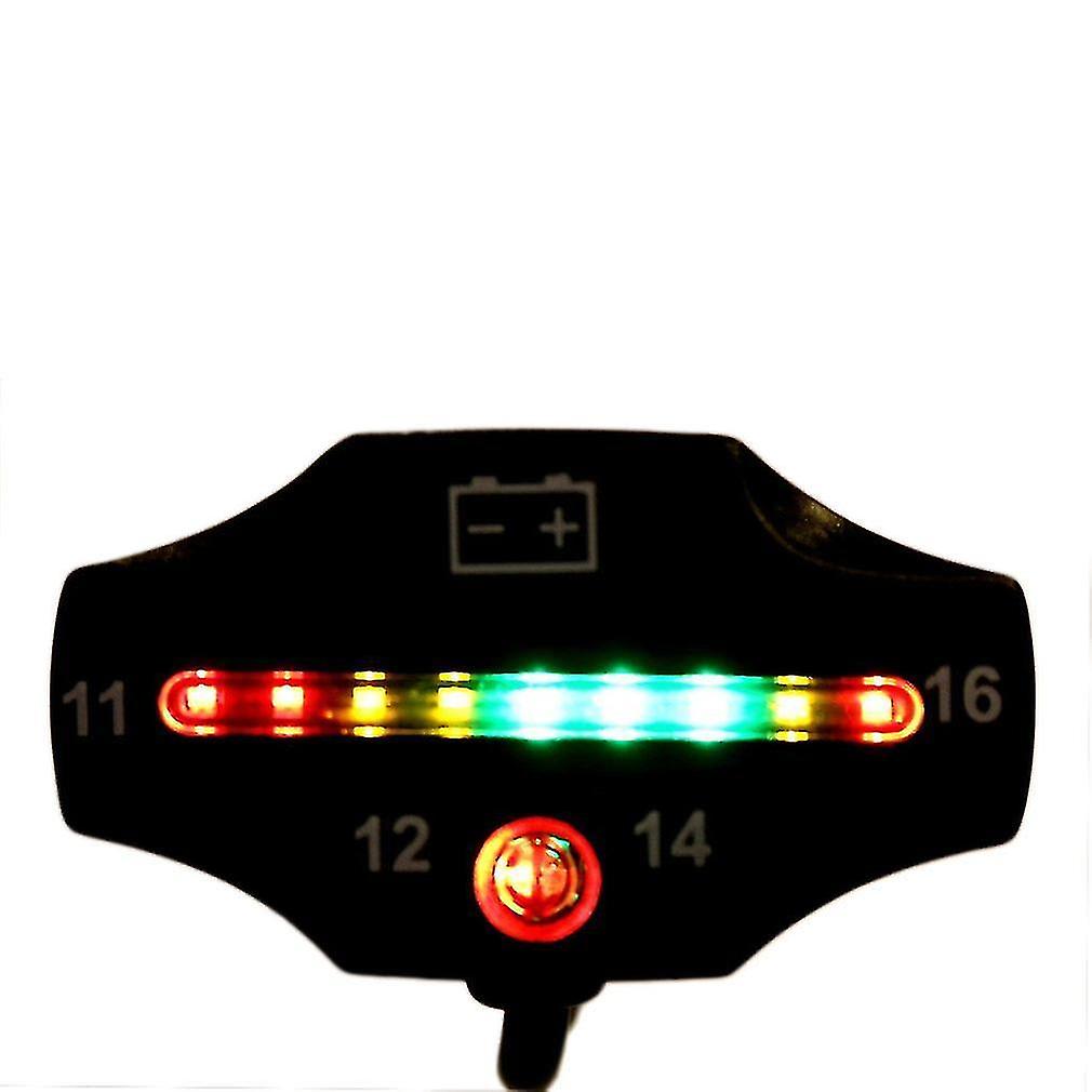 Car Motorcycle Led Battery Voltage Meter Indicator 12v Auto Atv Applications