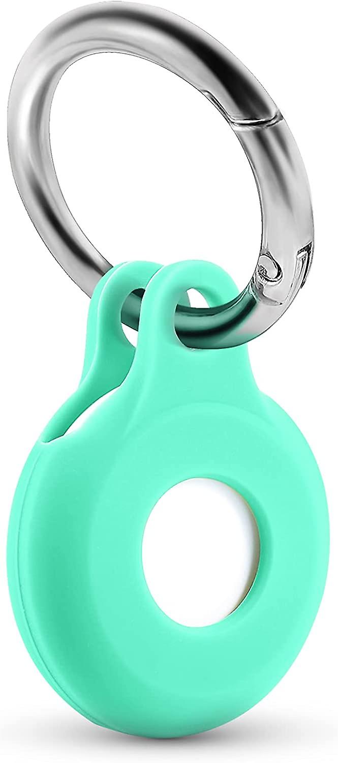 AirTag Case Compatible with Apple AirTag Case for AirTag Keychain,Pet AirTag Collar-Mint Green Mint Green 1Pack