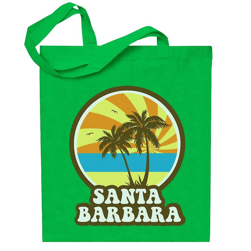 Santa Barbara Retro Sunset Totebag