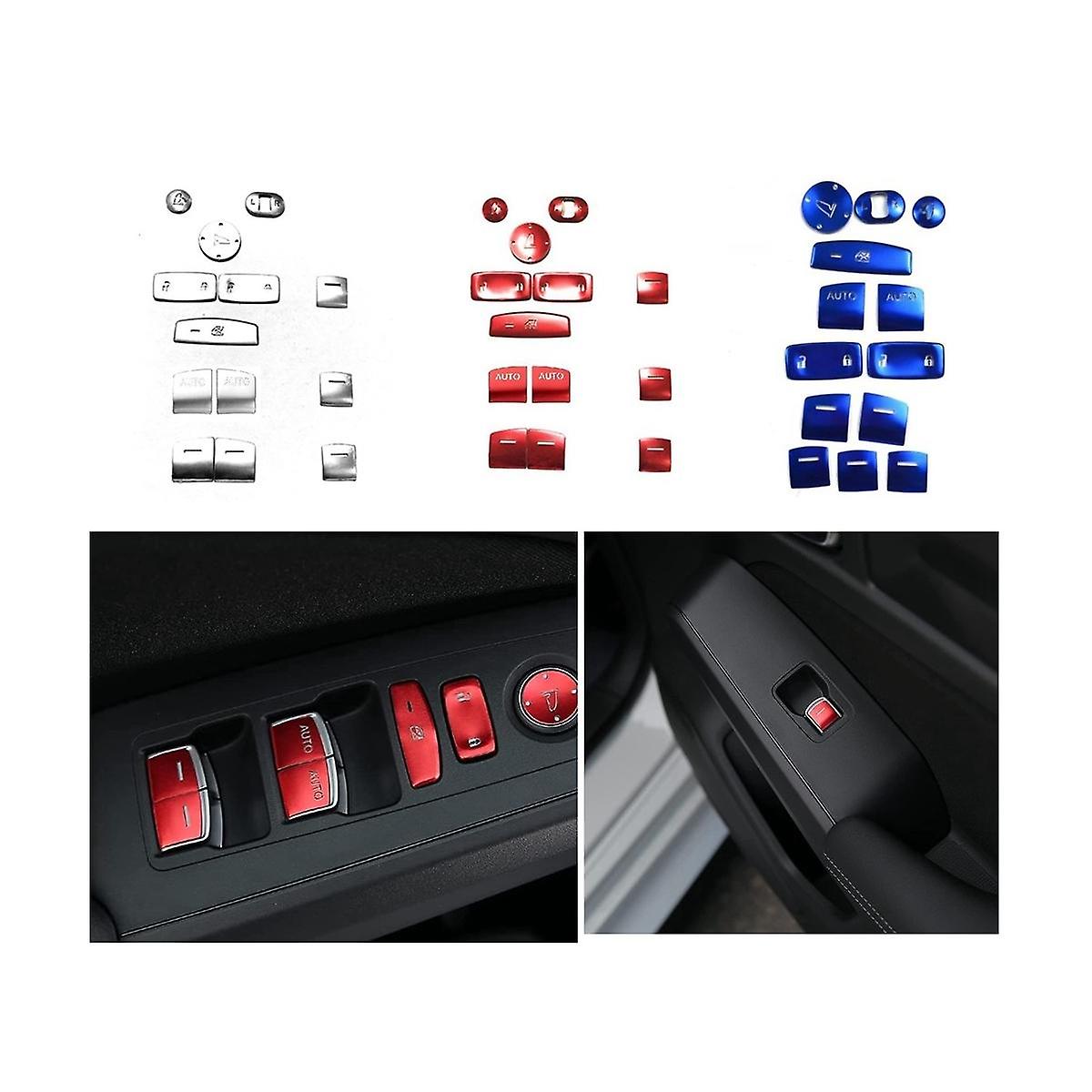 13Pcs Red Glass Switch Button Cover Sticker for 11Th Gen 2022