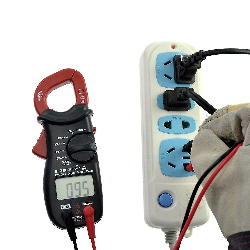 Digital clamp multimeter ac/dc current meter continuity test with ...