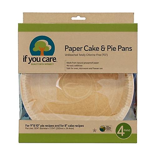 Round baking paper mold 20 cm Ø 4 units