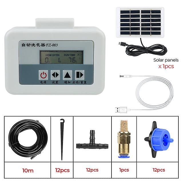 Intelligent Automatic Water Pump Potted Drip Sprinkling Solar Energy Watering Device Garden Dripper Timer Irrigation System
