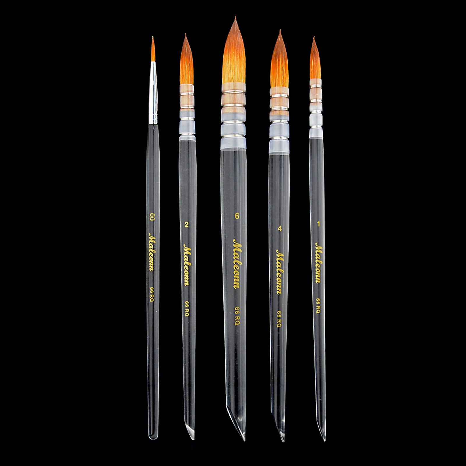 Drawing Brush Fine Nib 5 Types Artists Brushes Portable Anti-sheding Durable
