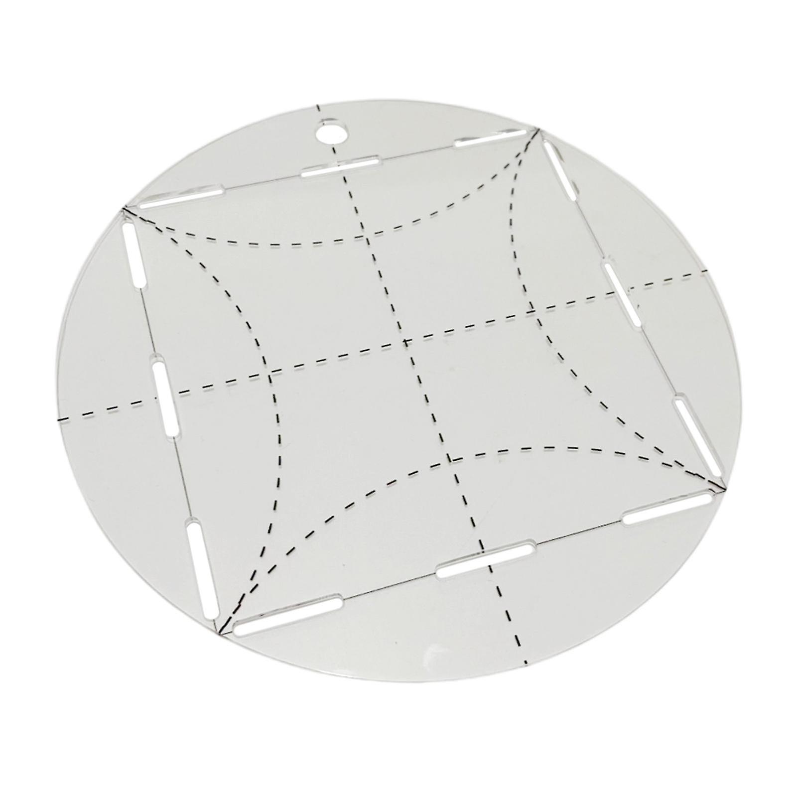 Quilting Template ARC Circle Frame Acrylic Transparent Patchwork for Drawing