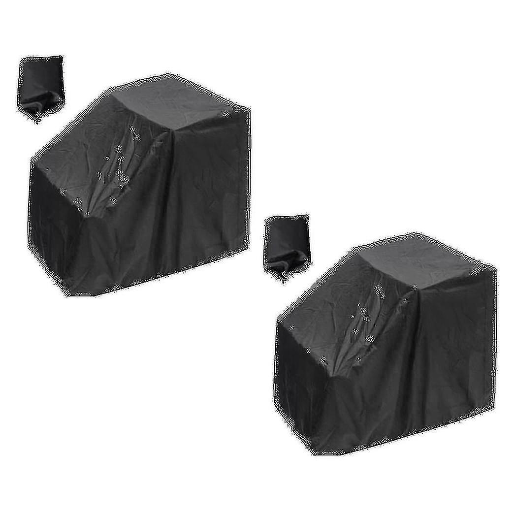 2pcs 46x40x45 Inch Boat Cover Yacht Boat Center Console Cover Mat Waterproof Dustproof Anti-uv Keep