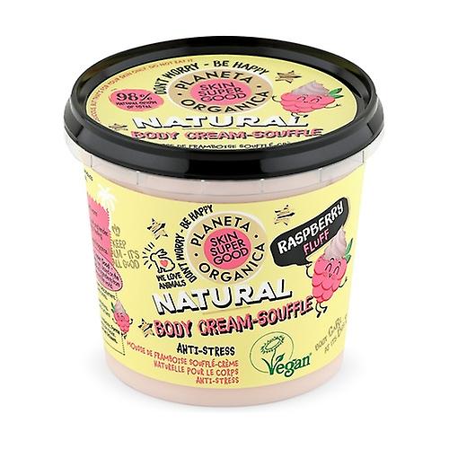 Raspberry fluff natural body cream-soufflé 360 ml